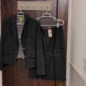 Sigrid Olsen skirt suit set with matching blazer